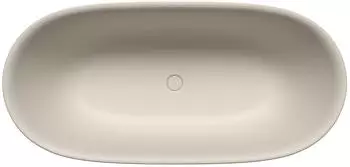 Kaldewei Meisterstück Oyo Duo 1051 Badewanne ohne Überlauf Ablaufdeckel emailliert warm grey 10 (205143540668)