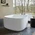 Duravit Zencha freistehende Badewanne 125 x 125 cm weiß matt (700464000000000)