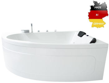 Basera Basic Indoor Eck-Whirlwanne Guam rechts 180 x 130 cm (BA3005005)