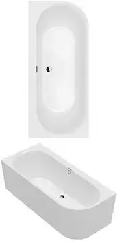 Villeroy & Boch Oberon 2.1 linke Ausf&uuml;hrung vorwand 180x80cm (180OBN9CL00VDRW)