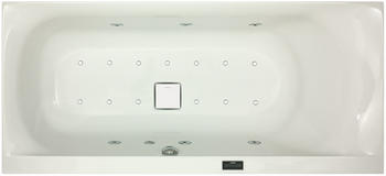 Hoesch iSensi mit Whirlsystem Laola II vorwand halbkreis 180x80cm (3848Z.010305004)