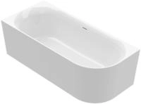 OTTOFOND Badewanne "Mince Corner rechts 180 cm wei&szlig;" H&ouml;he 60 cm ergonomisch geformt