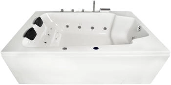 Basera Indoor Whirlpool Badewanne XXL Milos 2 Personen Basic 190x120cm