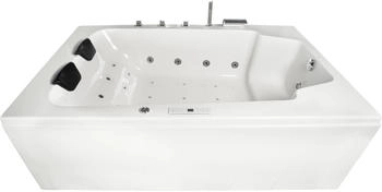 Basera Indoor Whirlpool Badewanne XXL Milos 2 Personen Premium 190x120cm