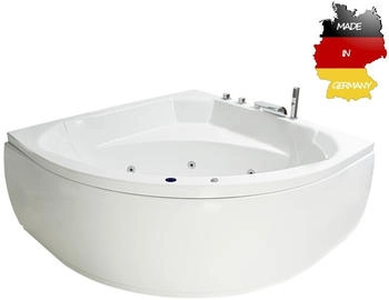 Basera Basic Indoor Eck-Whirlwanne Korfu 155 x 155 cm (BA3005001) Basera Basic Indoor Eck-Whirlwanne Korfu 155 x 155 cm (BA3005001)