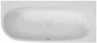 Hoesch Eck-Badewanne iSENSI 190x90cm, 235 l, rechte Ausf&uuml;hrung, wei&szlig;