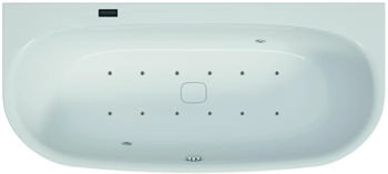 Hoesch iSensi Monolith mit Whirlsystem vorwand halbkreis 190x90cm Weiß (3824i.010305001)