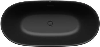 Kaldewei Meisterstück Oyo Duo 1051 Badewanne mit Überlauf Ablaufdeckel emailliert cool grey 90 (205143530667)