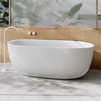 Kaldewei Meisterstück Oyo Duo 1051 Badewanne ohne Überlauf Ablaufdeckel emailliert alpinweiß matt (205143540711)