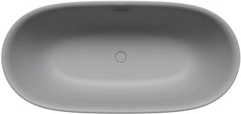 Kaldewei Meisterstück Oyo Duo 1051 Badewanne mit Überlauf Ablaufdeckel emailliert cool grey 30 (205143530663)