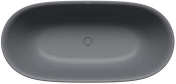 Kaldewei Meisterstück Oyo Duo 1051 Badewanne ohne Überlauf Ablaufdeckel emailliert cool grey 70 (205143540665)