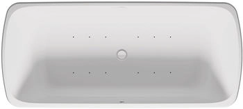 Duravit Qatego Rechteck-Whirlwanne mit Air-System 180 x 80 cm freistehend weiß (760911000AS0000)