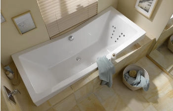 Hoesch iSensi mit Whirlsystem Tergum vorwand halbkreis 180x80cm (3848N.010305002)