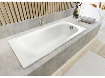 Kaldewei SANIFORM PLUS Rechteck-Badewanne 170 x 75 cm Invisible Grip alpinwei&szlig; (373-1, 112600011001)