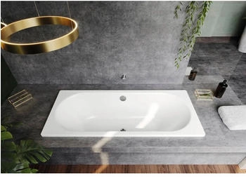 Kaldewei CLASSIC DUO Rechteck-Badewanne Modell 109 mit Invisible Grip alpinwei&szlig; (290900011001)