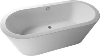 Schröder Wannentechnik Separado F Freistehende Ovalbadewanne 160 x 75 cm Weiß (0020352440001)
