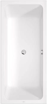 Duravit D-Code Rechteck-Badewanne mit 2 Rückenschrägen weiß hochglanz (700672000000000)