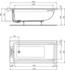 Ideal Standard La Dolce Vita Rechteck-Duo-Badewanne weiß (T540401)