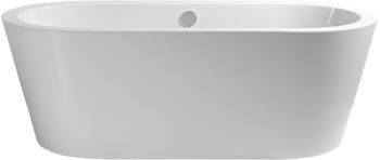Schröder Wannentechnik Rens F Freistehende Ovalbadewanne 189 x 89,5 cm Weiß (0020335440001)