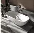 Bernstein Ocean Stone Freistehende Badewanne Mineralguss Weiß Matt 180x87cm
