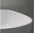 Bernstein Ocean Stone Freistehende Badewanne Mineralguss Weiß Matt 180x87cm