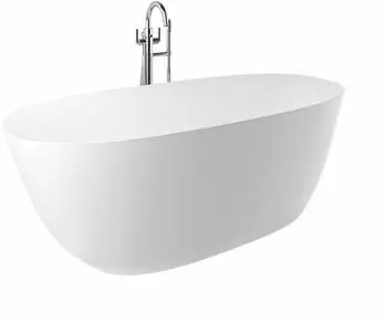 Kludi Resa O Ovale freistehende Badewanne 180x80cm, wei&szlig; matt (51BF0153)