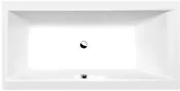 polysan Cleo Rechteckbadewanne 150x75x48cm, Weiß (27611)