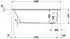 Duravit D-Code Rechteck-Badewanne 1600x700mm, weiß (700669000000000)