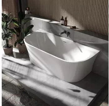 Bernstein Nova Freistehende Badewanne Sanit&auml;racryl Wei&szlig; 170x80cm (NOVA)