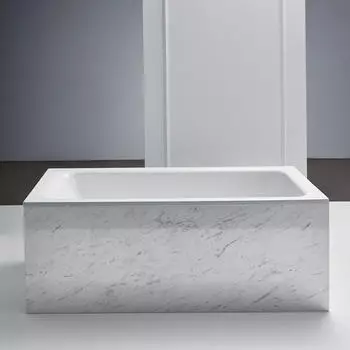 Bette Select Rechteck-Badewanne Einbau seitlicher &Uuml;berlauf (3421-000PLUS)