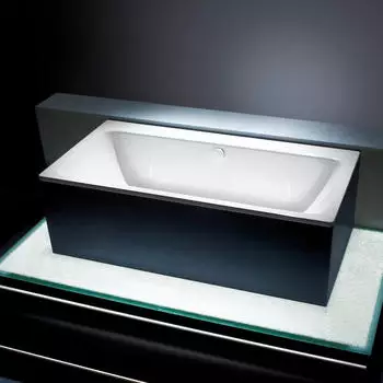 Kaldewei Asymmetric Duo 742 Rechteck-Badewanne 180x90cm Alpinwei&szlig; (274200011001)