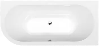 polysan VIVA R Asymmetrische Badewanne Acryl rechts 175x80x47cm (78119)