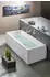polysan KRYSTA Eckige Badewanne 180x70x39cm, Weiß (72906)