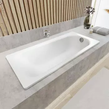 Kaldewei Saniform Plus Mod.367 Rechteck-Badewanne Einbau 160&times;75cm alpinwei&szlig; (113800011001)