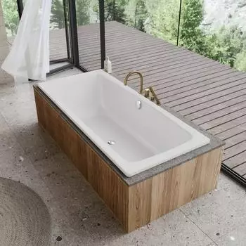 Kaldewei Cayono Duo Mod. 724 Badewanne 1700x750mm alpinwei&szlig; matt mit Griffloch (272410110711)