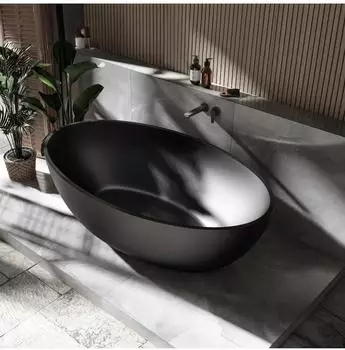 Bernstein Relax Freistehende Badewanne Mineralguss 176x103x55cm