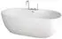 Home Deluxe Leni Freistehende Badewanne mit Armatur, Weiß, 170x80cm (Leni)