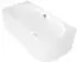 polysan VIVA L Monolith Asymmetrische Badewanne Acryl 170x75x60cm, links, weiß (70119M)