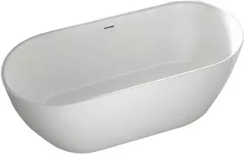 Bernstein Jazz Plus 2.0 Freistehende Badewanne Acryl Weiß Matt 160x75cm (Jazz Plus 2.0)