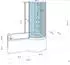 AcquaVapore K50-L02-WP Whirlpool-Duschkabine mit Wanne 170x100cm, weiß (K50-L02-WP)