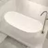 Bernstein Bellagio 2.0 Freistehende Badewanne Sanitäracryl Weiß Glänzend 170x78cm