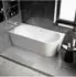 Bernstein Nova Corner Eck-Badewanne Acryl 170x78x60cm Weiß glänzend, Links (Nova Corner)