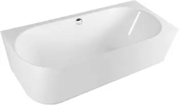 polysan SUSSI R Freistehende Eckwanne, Gussmarmor 150x70x49,5cm, weiß (93231R)