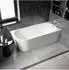 Bernstein Nora Corner Eckbadewanne Acryl Weiß 170x80cm, Einbau Rechts