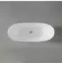 Bernstein Dalia Freistehende Badewanne Sanitäracryl Weiß glänzend 170x72x60cm (Dalia)