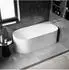 Bernstein Onda Corner Eckbadewanne Acryl halbfreistehend 170x78cm (37113)