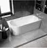 Bernstein Nova Corner Freistehende Eck-Badewanne Acryl Weiß glänzend 170x80x60cm (NOVA CORNER R)