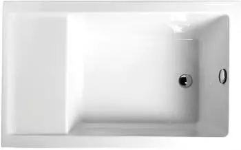polysan JAZZ Sitz-Badewanne rechteckig 120x75x39cm (72913)