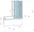 AcquaVapore K50-L30-WP-EC Whirlpool-Duschkabine mit Wanne 170x100cm, ESG-Sicherheitsglas, schwarz (K50-L30-WP-EC)