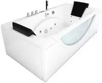 Acquavapore - Whirlpool Pool Badewanne Eckwanne Wanne W81r-th-c-sc 180x90cm Mit